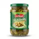 A 660g jar of Alsaadah brand sliced pickled jalapeños, featuring the green and red logo and slices through the clear glass, set against a clean white background.