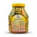 Enhanced Rear label of Naz Pickled Mix Vegetables jar with ingredients and nutrition facts