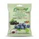 Enhanced Front of Le Specialita Bio Organic Filled Candies bag with blueberries, black currants, and goji berries