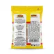 A 1:1 professional e-commerce product photograph of the back of a Jellyman Mixed Fruit Jelly Sweets 60g packet, showing clear ingredients list, nutritional information, barcode, and distributor details, centered on a plain white background. PRODUCT TITLE: Jellyman Mixed Fruit Jelly Sweets Halal PRODUCT: The back of a 60g packet of Jellyman Mixed Fruits Sweet Jelly, featuring full textual details like ingredients (Gummy Fruits, Halal Gelatine), storage info, distributor info (Aytac Foods), nutritional values per 100g, weight, "Before" date, and barcode (5060957074177).
