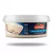 Enhanced Side view of Alsaadah Extra Halva with Tahini tub, showing 700g weight and halal certification