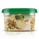 Enhanced Al Dayaa Halawa with Pistachios 350g clear tub side view