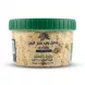 A 400g tub of Walid Halva Pistachio with Arabic labeling, centered on a white background with soft symmetrical shadows. The product details, including the logo and weight (٤٠٠ غرام), are clearly visible and in sharp focus under professional studio lighting.