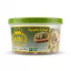 Enhanced Side view of ALTAJ Halawa Tahinia with Pistachio showing product texture and Saudi Made label