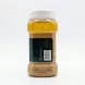Enhanced Back view of AKRE Tahini jar with label and barcode
