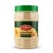 Enhanced Front view of Scent of Yemen Sesame Tahina 400g jar with green lid