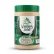 Enhanced Front view of Valley Tahina 400g jar, green lid, Arabic and English label