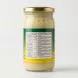 Enhanced Back label with ingredients and nutrition of Al Noor Garlic & Ginger Paste jar