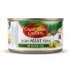 Enhanced A can of California Garden Light Meat Tuna in Olive Oil held in hand in a grocery store aisle