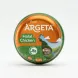 Enhanced A hand holding a round tin of Argeta Halal Chicken Pâté 95g in a shop aisle