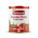 A high-resolution photo of an 800g tin of Sultanim 100% Natural Tomato Paste against a plain white background. The red and white label features the brand logo, fresh tomatoes, and the text "Sultanim Tomato Paste" and "Domates Salçası".
