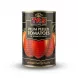 Enhanced Front view of TRS Plum Peeled Tomatoes in Tomato Sauce can