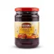 Enhanced Front label of Olympia Cherry Compote in glass jar with red lid