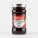 [A centered, professional studio photograph of a 380g jar of Bodrum Sour Cherry Jam against a plain white background. The jar is well-lit with soft, symmetrical shadows and features a clean label with text in English and Turkish.]