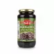 Jar of sliced black olives by Sofra showing front label