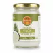 Jar of NaturiFresh Organic Virgin Coconut Oil with gold lid on a white background