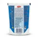 A professional 1:1 e-commerce photo of the back of a 150g Galbani Mozzarella Mini cheese pouch, displayed against a clean white background. It clearly shows the brand logo, nutrition table with 861kJ/207kcal per 100g, ingredient list, barcode, and production codes with sharp focus. {image}