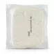 Enhanced Vacuum-sealed white halloumi cheese block viewed from back