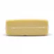 Enhanced Side profile of Melis Kashkaval Cheese showing block thickness