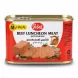 Enhanced Robert beef luncheon meat with chicken can front label
