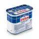 Enhanced Top and side of Zwan Hot & Spicy Chicken Luncheon Meat tin showing pull tab