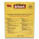 A high-resolution, professional e-commerce photograph of the back of the Abido Hot 'n Spicy Crispy Chicken Mix 500g box. The image shows detailed preparation instructions in multiple languages, the Halal logo, and the brand's 'made in Lebanon' stamp against a clean, neutral background with a soft, symmetrical shadow.
