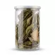 Enhanced Side view showing quantity of whole bay leaves in tub