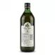 A 1-liter bottle of Rafael Salgado Extra Virgin Olive Oil is shown from the back, displaying its full nutrition facts label. The dark glass bottle is centered on a clean white background with a soft, even shadow.