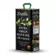 A 4L black tin of Dospani Extra Virgin Olive Oil with a green handle and Halal certification, isolated on a white background.
