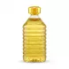 Enhanced Back view of Garusana Refined Sunflower Oil 3L bottle with yellow oil