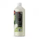 A 1-liter bottle of Crucials Yoghurt & Mint Dressing, featuring the back label with ingredients, nutritional information, storage instructions, and a barcode, presented on a plain white background with professional lighting.