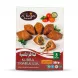 Enhanced Front view of Al Najma Kubba Trabulsia packaging showing kibbeh pieces