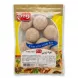 Front view of Tazij Kubba Tapsi 500g resealable bag of Halal frozen snacks against a white background.