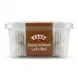 Enhanced Side view of ZAAD Halab Kibbeh 350g frozen pack held in hand in a grocery store