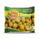 Enhanced Front of Basma Frozen Barhi Dates 400g pack showing yellow dates