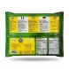 Enhanced Back of Basma Frozen Falafel Dough pack with ingredients and nutrition