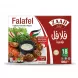 Enhanced Front of ZAAD Falafel box with spicy and vegan labels