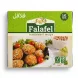 A 1:1 e-commerce photo of the Jaffa Falafel traditional recipe packaging, with all text and logos in sharp focus, set against a clean white background with a soft, even shadow. PRODUCT TITLE: Jaffa Falafel 15 Pieces - Halal & Gluten Free