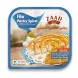 A professional studio photograph of the ZAAD Filo Pastry Spiral Stuffed with Cheese packaging on a white background. The packaging features a picture of the baked pastry, a cheese plate, and has key details including 'Sirnica', multiple language descriptions, and nutrition icons.