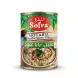Enhanced Front of Sofra Motabel Aubergine Dip 400g tin with product label and price