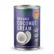 Enhanced Front label of Naturifresh Organic Coconut Cream 400ml tin