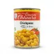 A 400g tin of Chtaura Conserves Chickpeas In Brine against a clean white background. The front label features the brand logo, Arabic text, and a bowl of chickpeas with a fresh tomato.