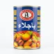 Enhanced Monalisa Foul Medammas Large Beans 400g Arabic label on can in hand