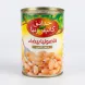 Enhanced Front of California Garden White Beans can in Arabic