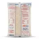 Enhanced Back of Holiday Camolino Egyptian Rice 900g pack with cooking instructions and nutrition facts