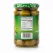 Back view of Durra Whole Green Olives Halabi jar showing nutrition label and barcode
