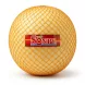 Enhanced Sonpy branded honeydew melon with barcode and orange mesh