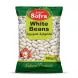 Enhanced Front view of Sofra White Beans 850g bag in a store aisle