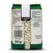 Enhanced Back of Sofra White Beans bag showing nutrition and storage information