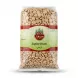 A 1:1 professional e-commerce product photograph of a clear plastic 750g bag of Safa brand Lupine Beans (Tirmis), isolated on a pure white background with soft, symmetrical shadows. The central label features the Safa logo, wheat stalks, and text in English and Arabic, without any price tags or store branding.